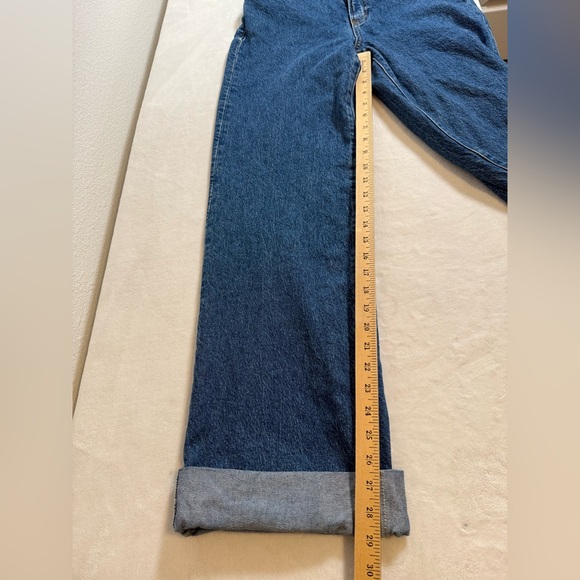 Anthropologie The Austyn High-Rise Cuffed Wide Leg Jeans by Pilcro - Picture 8 of 9